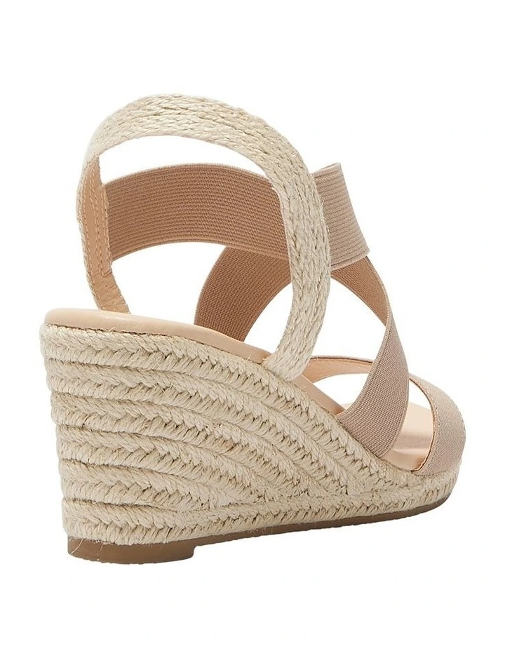 Selina Sandals in Natural Elastic image 4
