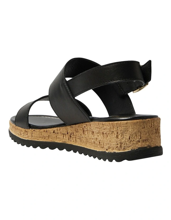 Ibis Leather Sandals in Black image 6