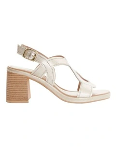 Heart Sandals in Grey