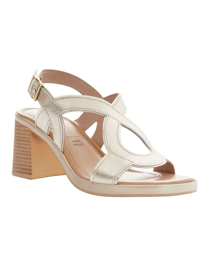 Heart Sandals in Grey image 2