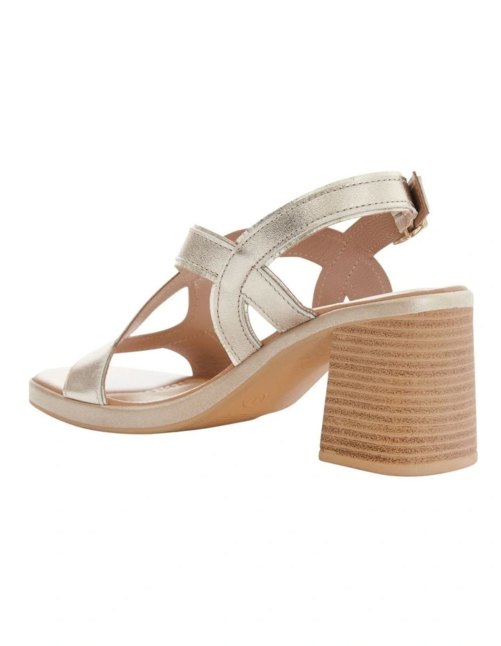 Heart Sandals in Grey image 3
