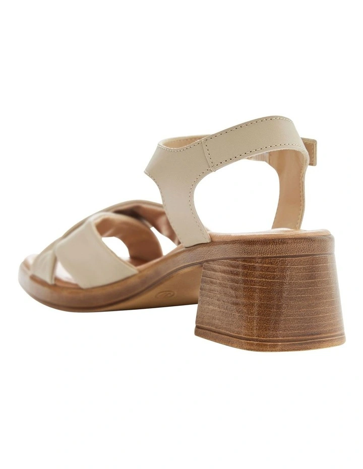 Odette Sandals in Blush Glove / Pewter image 3