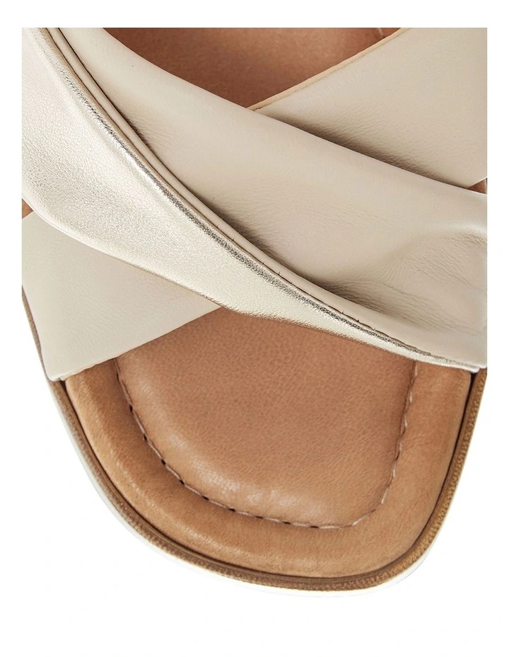Odette Sandals in Blush Glove / Pewter image 4