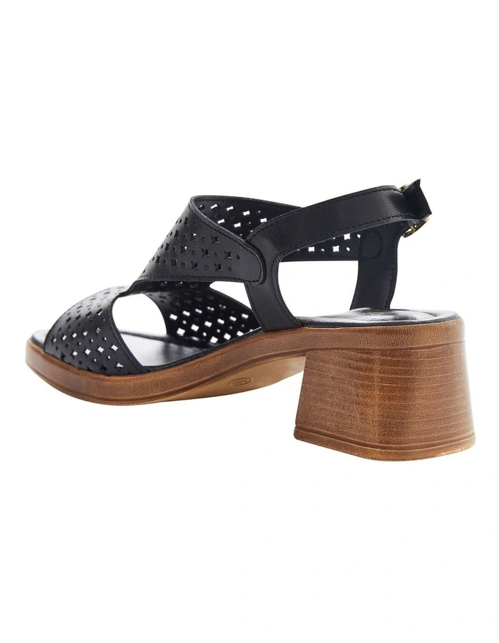 Orchid Sandals in Black image 3