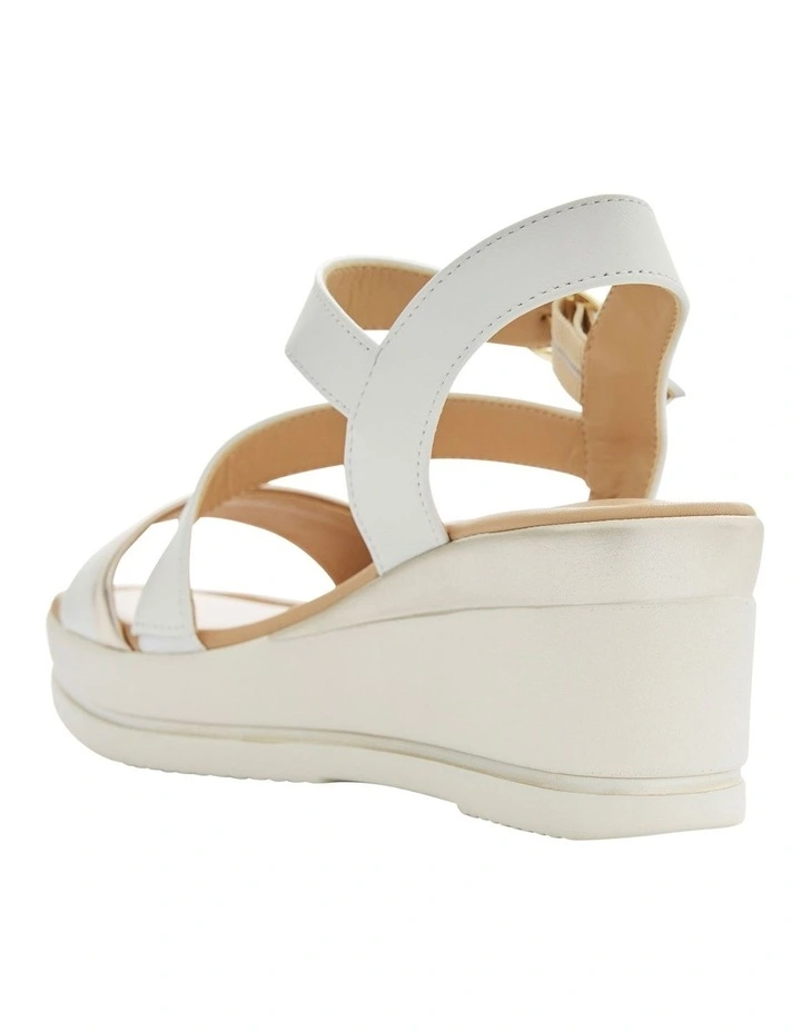 Avery Sandals in White image 3