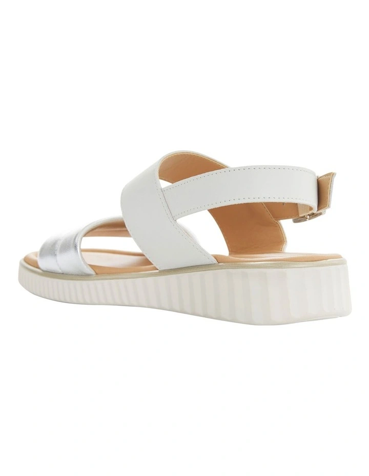 Shift Sandals in White image 3