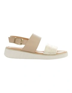 Save Shift Sandals in Blush Leather / Platinum