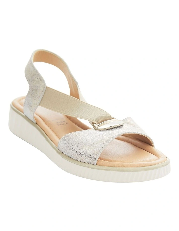 Sally Sandals in Silver image 2