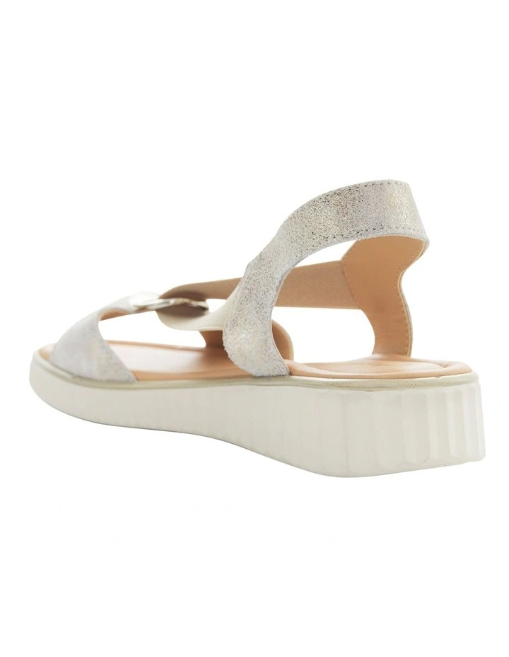 Sally Sandals in Silver image 3