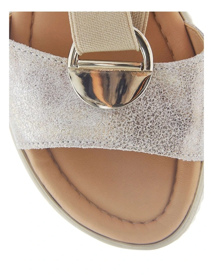 Sally Sandals in Silver image 4