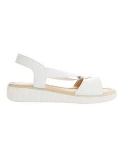 Sally Sandals in White