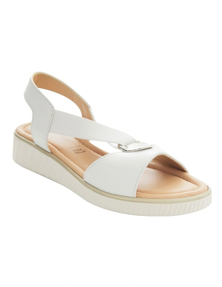Sally Sandals in White image 2