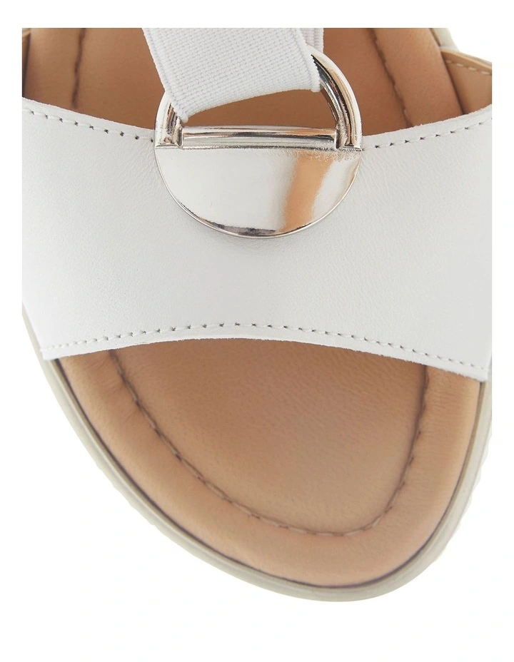Sally Sandals in White image 4