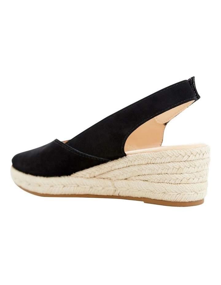 Rowena Sandals in Black Suede image 3