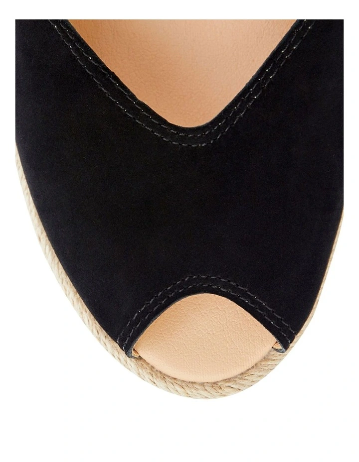Rowena Sandals in Black Suede image 4