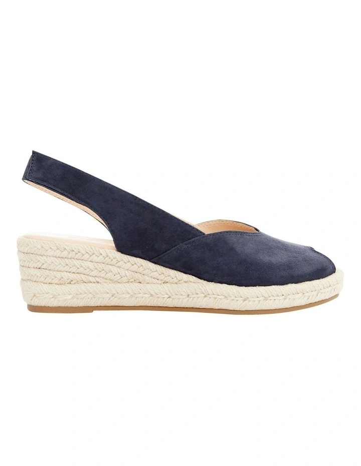 Rowena Sandals in Navy Suede image 1