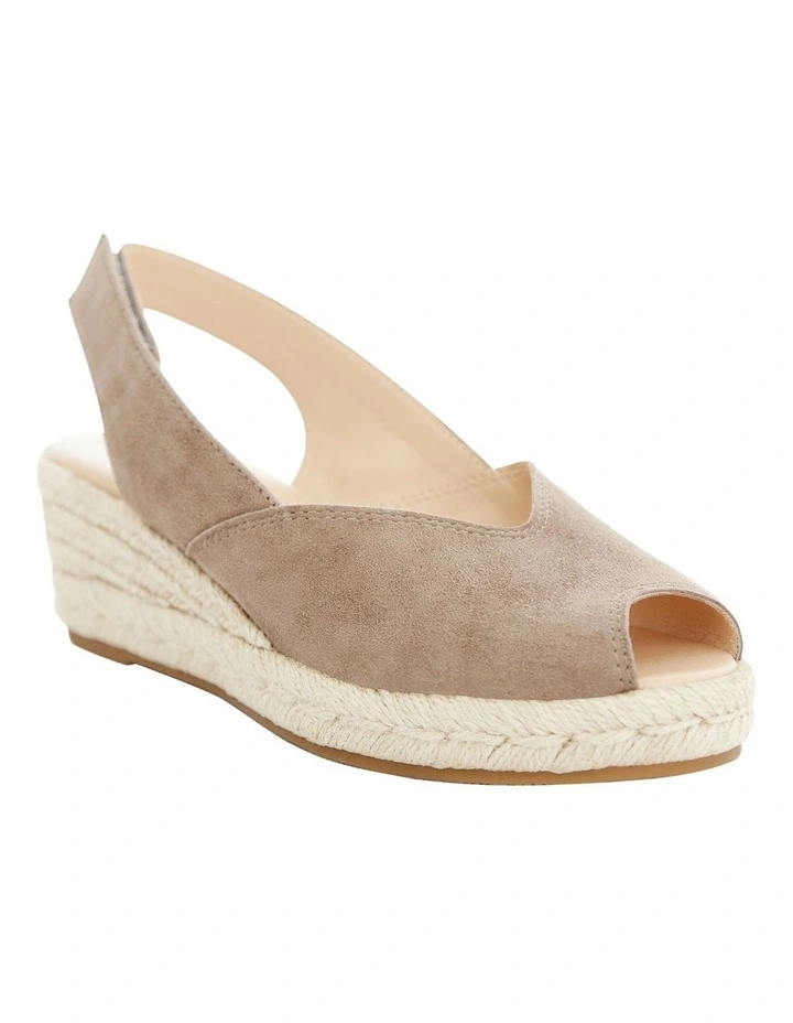 Rowena Sandals in Taupe Suede image 2