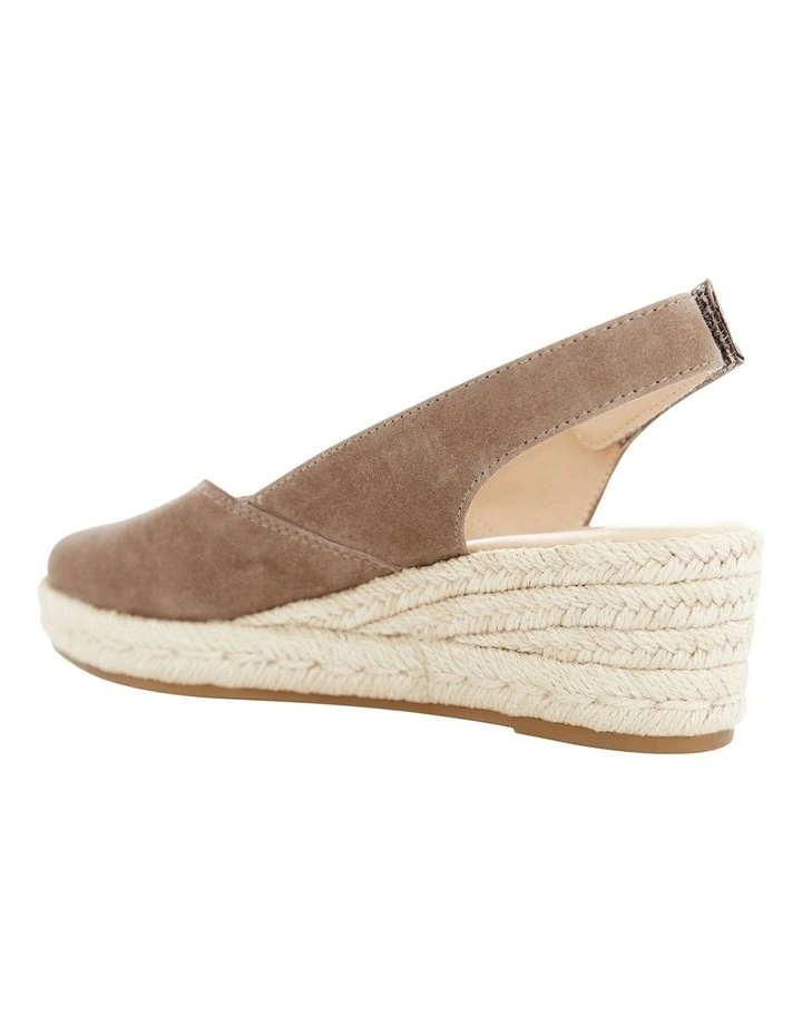 Rowena Sandals in Taupe Suede image 3