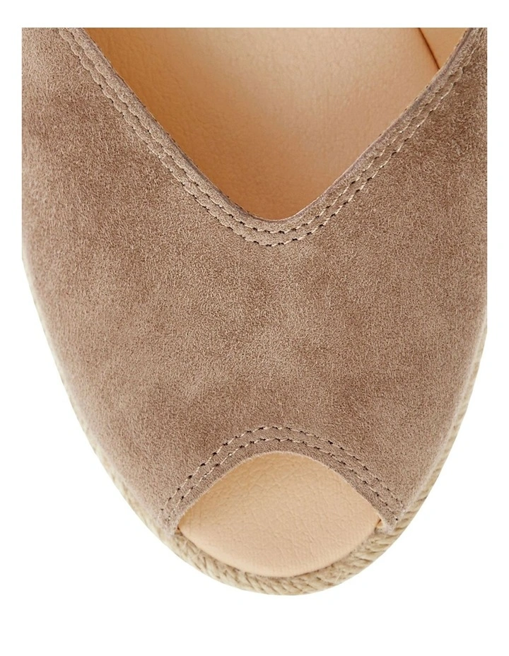 Rowena Sandals in Taupe Suede image 4