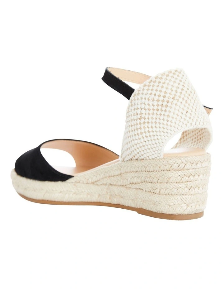 Regina Sandals in Black Suede image 3