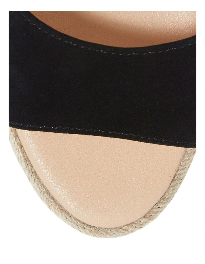 Regina Sandals in Black Suede image 4