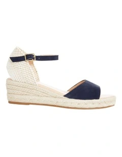 Regina Sandals in Navy Suede