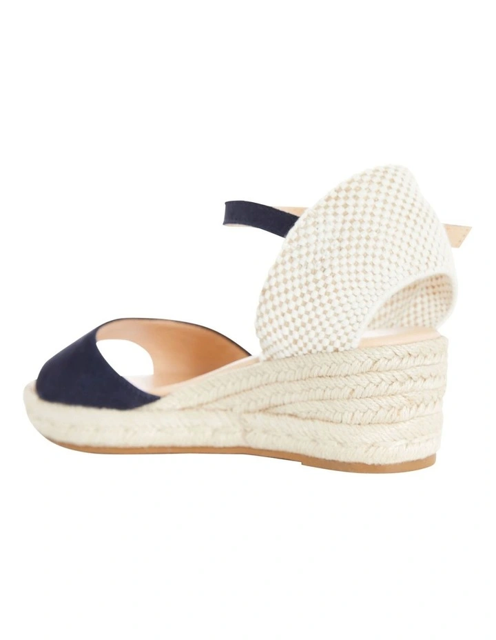 Regina Sandals in Navy Suede image 3
