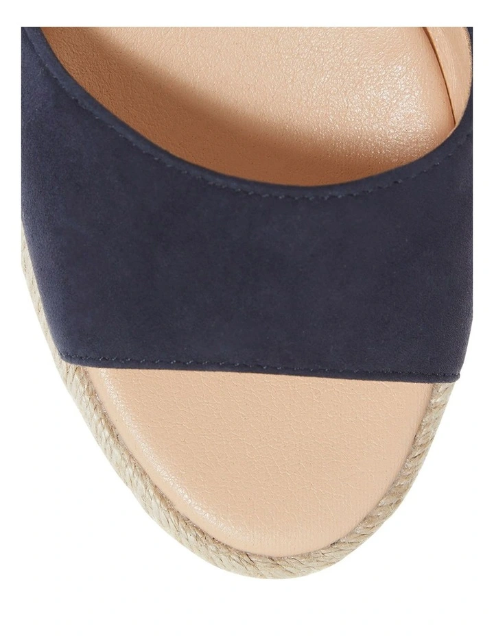Regina Sandals in Navy Suede image 4