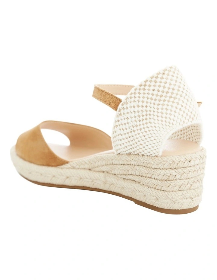 Regina Sandals in Tan Suede image 3