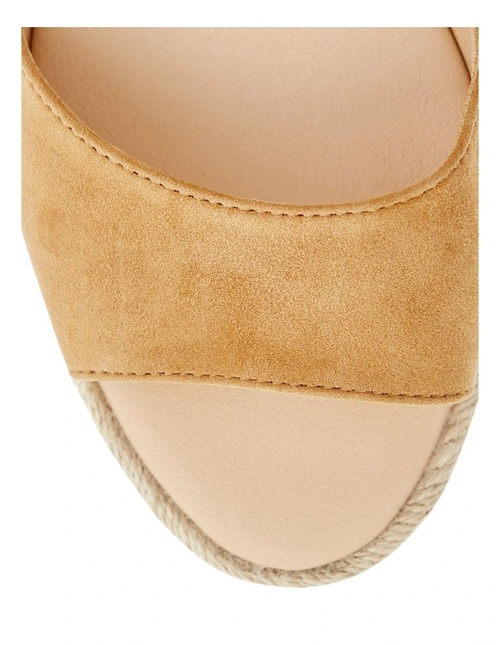 Regina Sandals in Tan Suede image 4