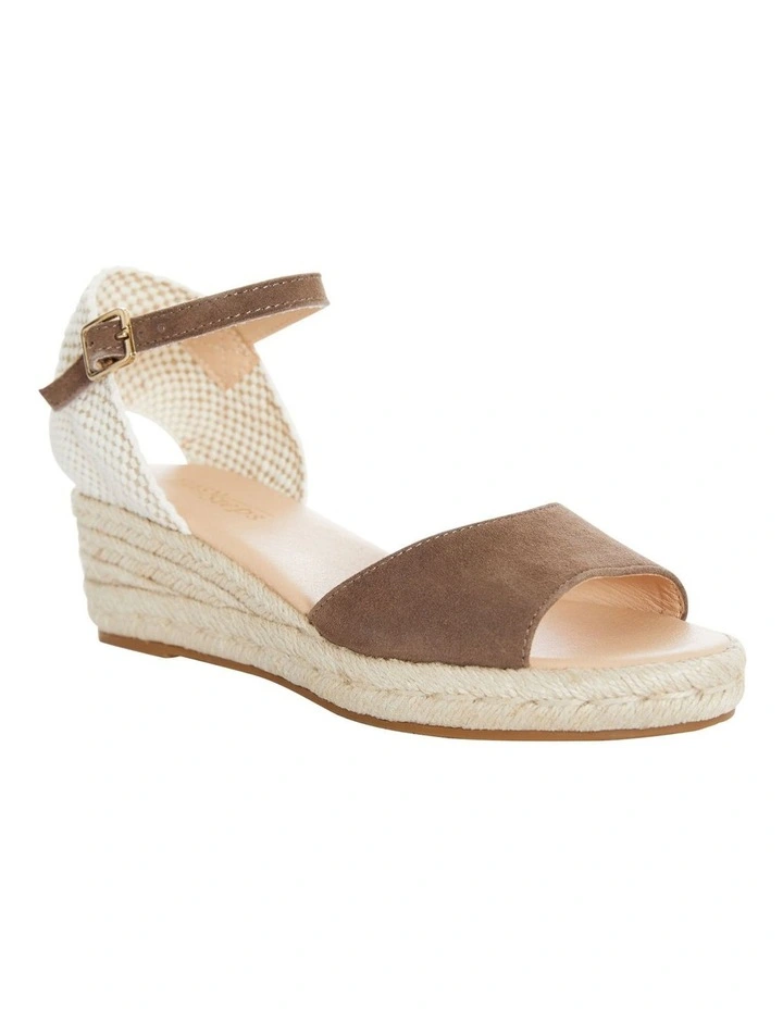 Regina Sandals in Taupe Suede image 2