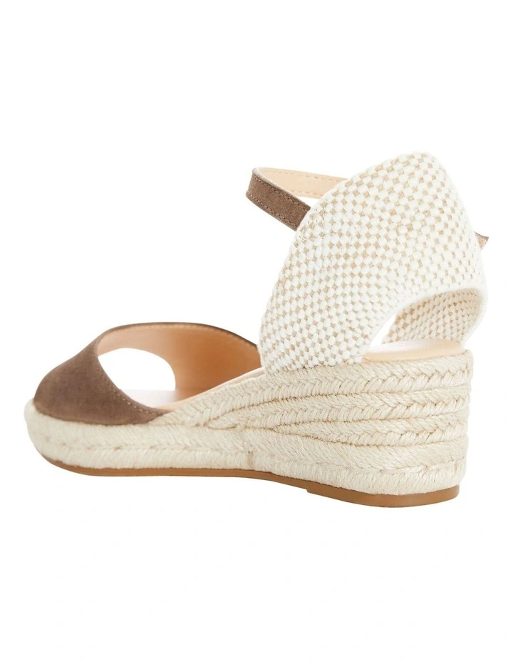 Regina Sandals in Taupe Suede image 3