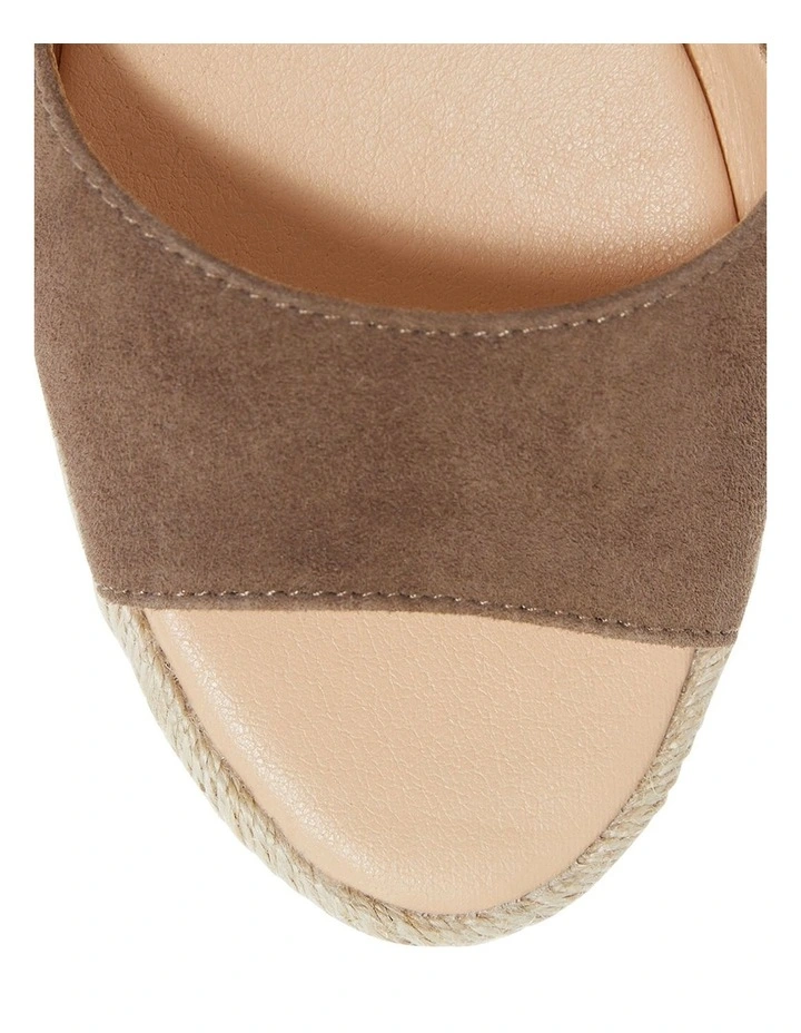 Regina Sandals in Taupe Suede image 4