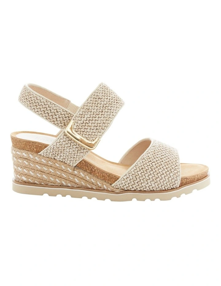 Terrace Sandals in Natural Fabric image 1