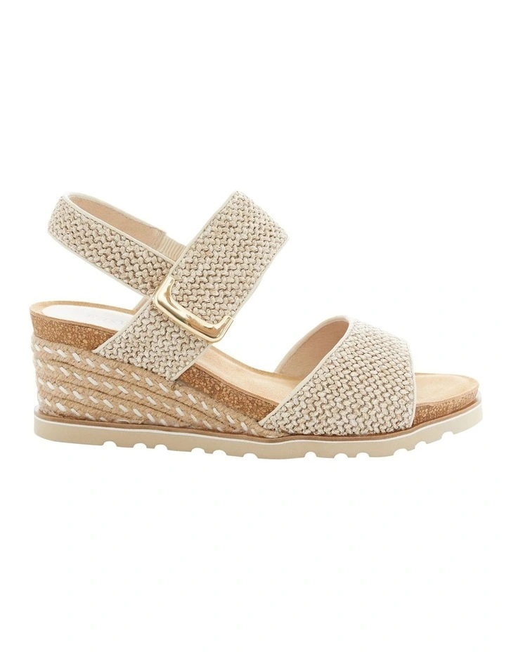 Terrace Sandals in Natural Fabric image 1