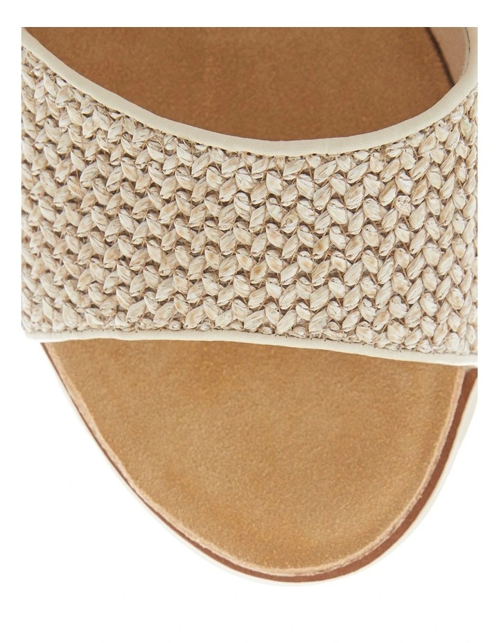Terrace Sandals in Natural Fabric image 4