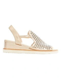 Dane Sandals in Pewter Metallic