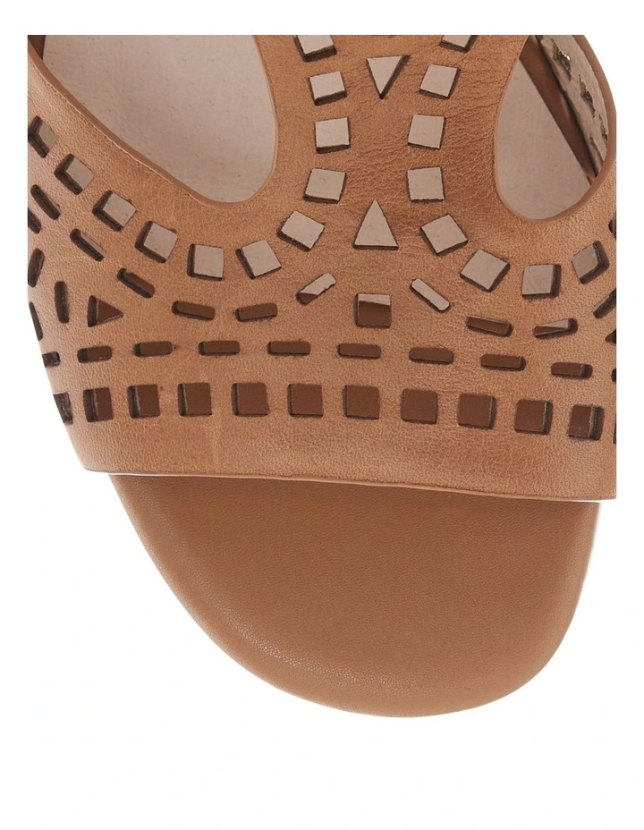 Narnia Leather Sandals in Tan image 4