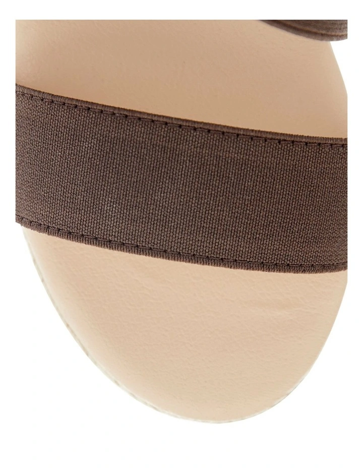 Selina Sandals in Chocolate Elastic image 4