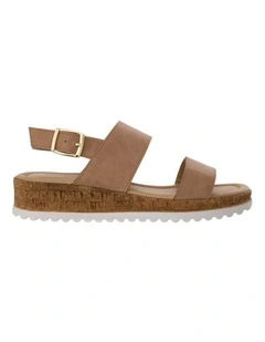 Ibis Leather Sandals in Camel