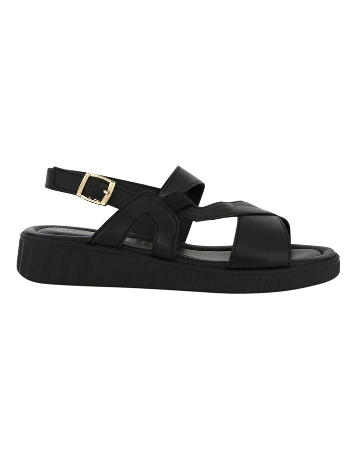 Solo Sandals in Black on Black image 1