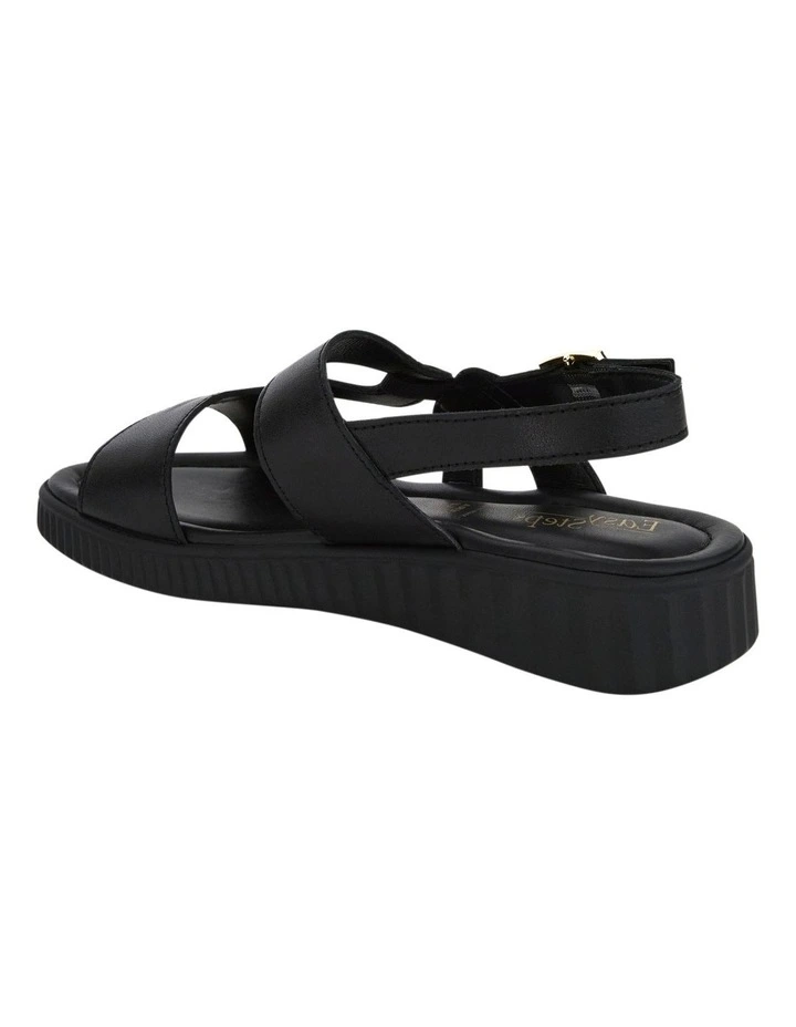 Solo Sandals in Black on Black image 3