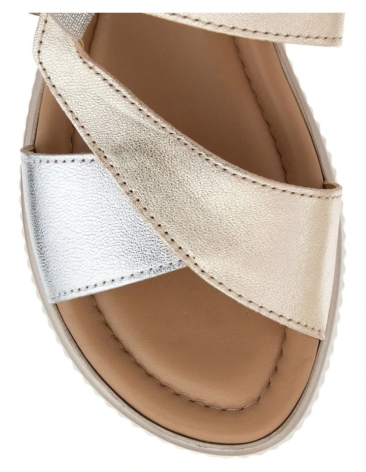 Solo Sandals in Metallic Multi image 4