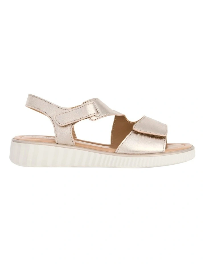 Soraya Sandals in Metallic Champagne image 1