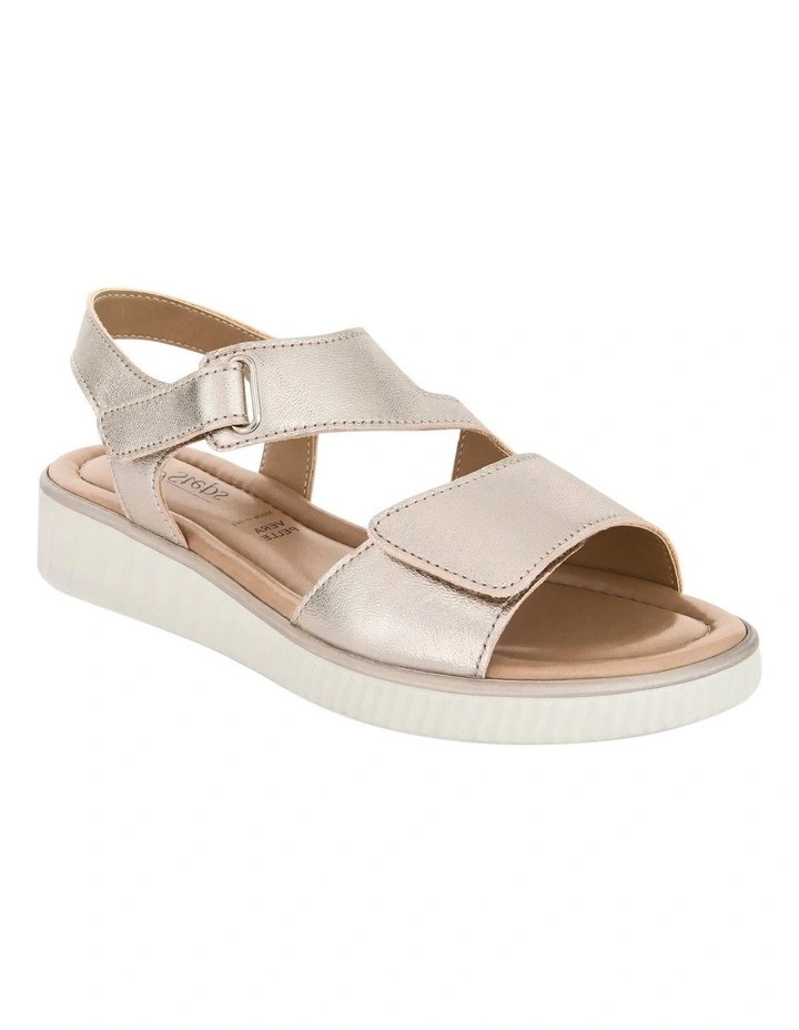 Soraya Sandals in Metallic Champagne image 2