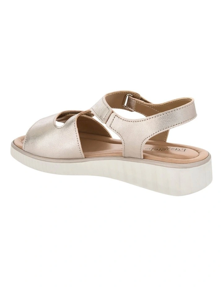 Soraya Sandals in Metallic Champagne image 3