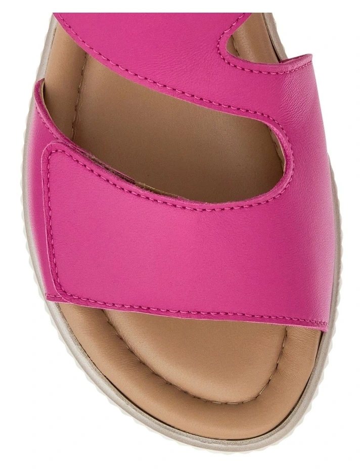 Soraya Leather Sandals in Pink image 4