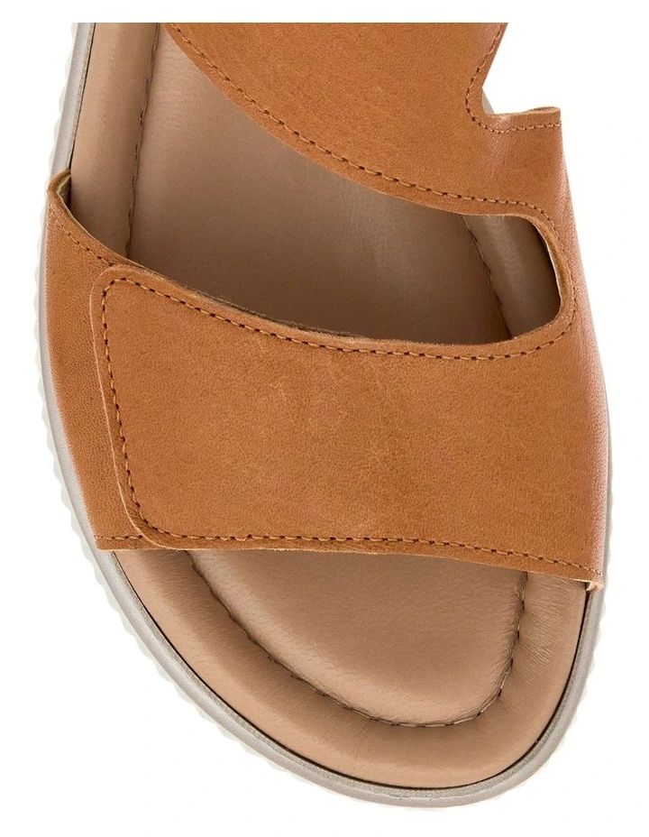 Soraya Leather Sandals in Tan image 4