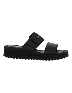 Isla Sandals in Black on Black