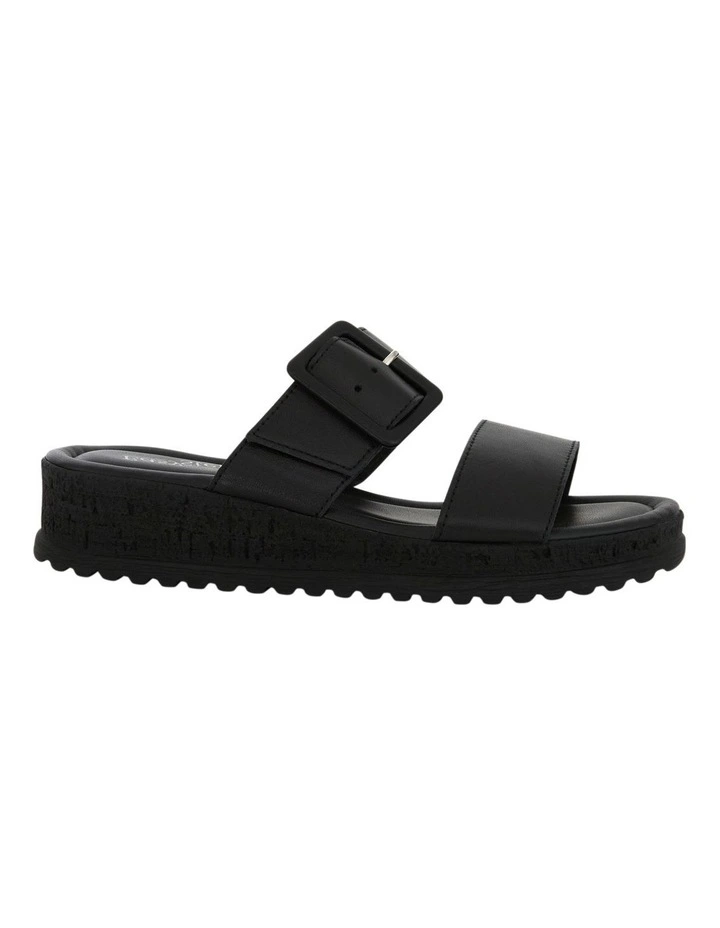 Isla Sandals in Black on Black image 1